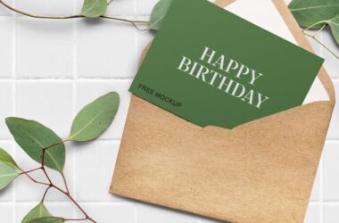 Free Greeting Card Mockups