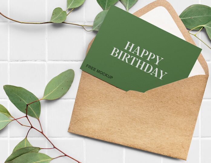 Free Greeting Card Mockups