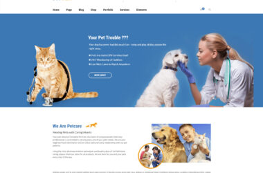 Pet Care Wordpress Theme