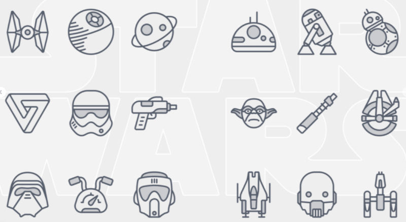 Star Wars icons Set Free Download