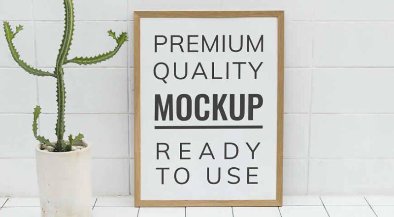 Poster Frame Mockup Photoshop PSD Templates