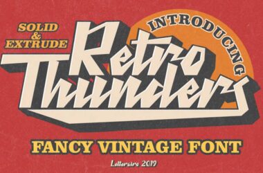Free Retro Font Families for Designers